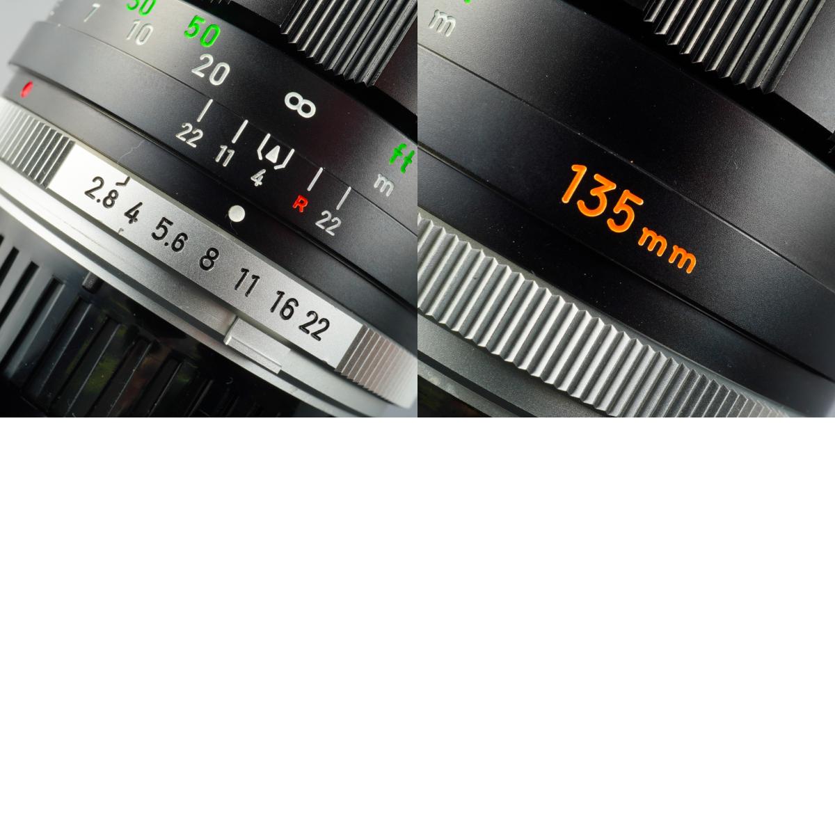 MINOLTA MC TELE ROKKOR PF 135mm F/2.8 prime lens