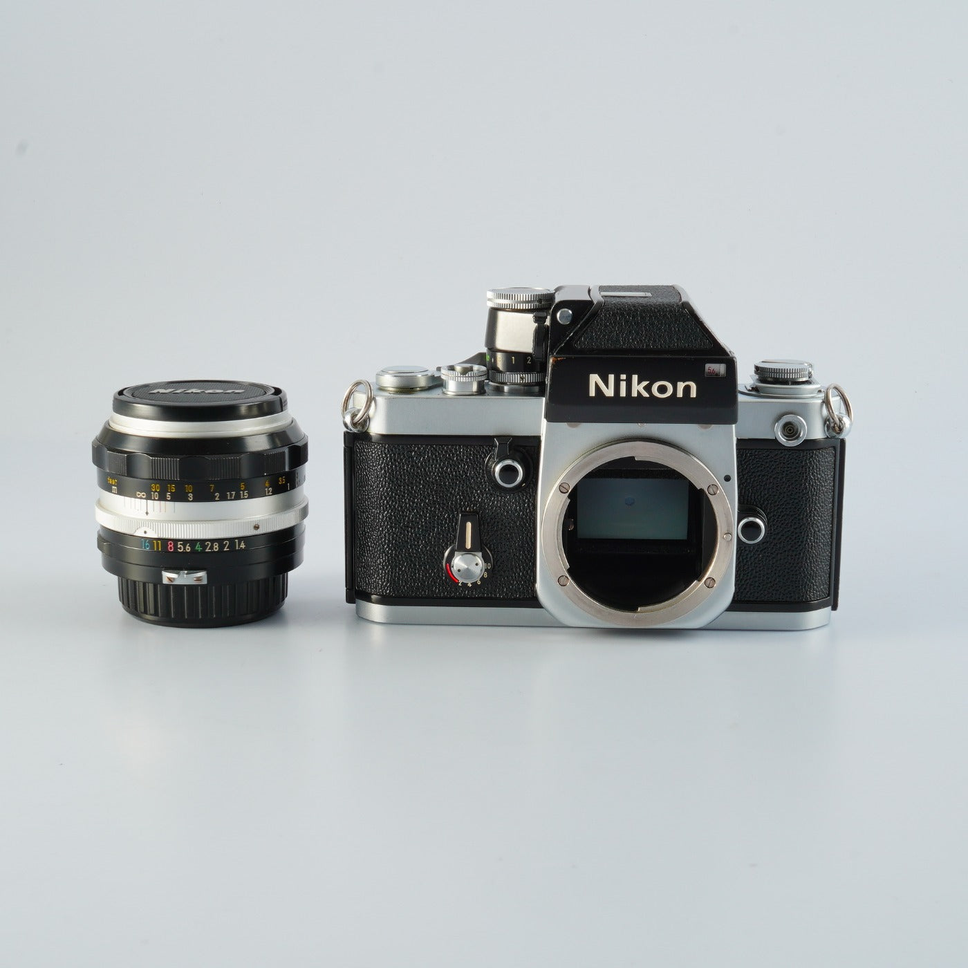 【CLA’d】 Nikon F2 Photomic DP-1 Silver + NIKKOR 50mm F/1.4 MF フィルム一眼レフカメラ