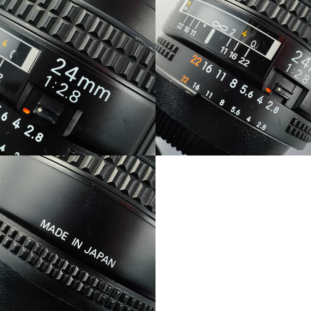 Nikon AF NIKKOR 24mm F/2.8 prime lens