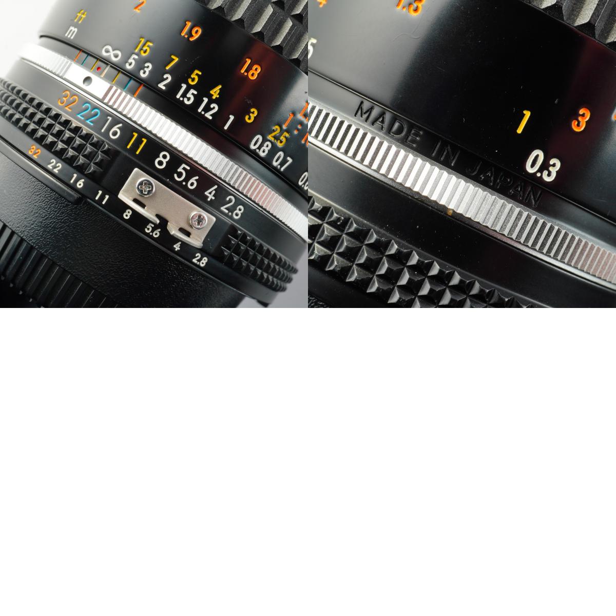 Nikon Ai-s Micro NIKKOR 55mm F/2.8 prime lens