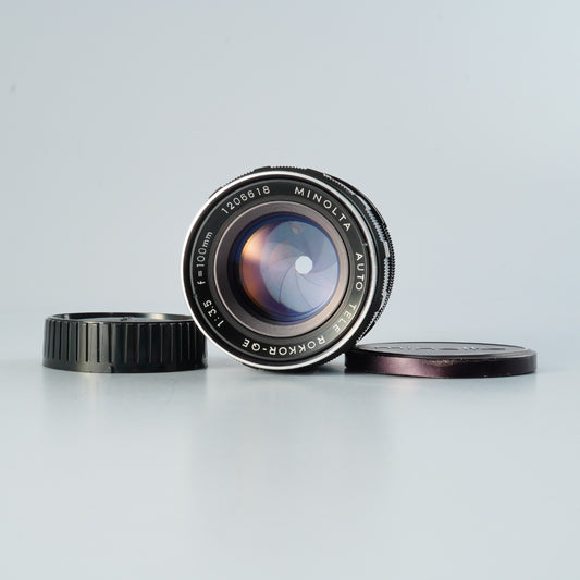 MINOLTA Auto Tele Rokkor-QE 100mm F/3.5 Festbrennweitenobjektiv
