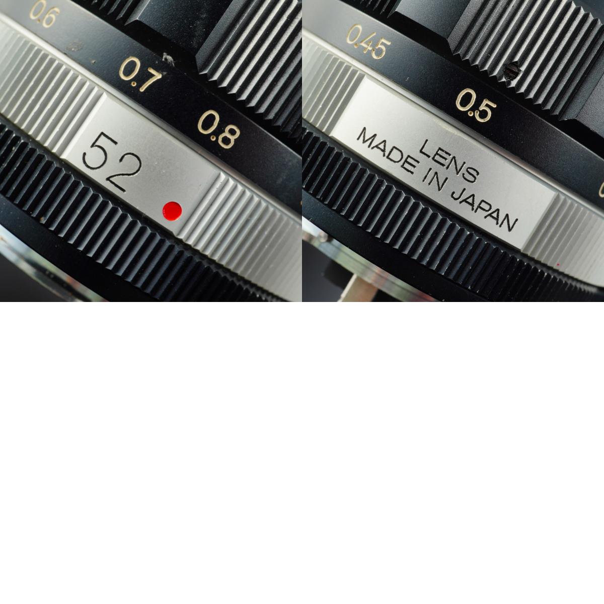 Konica HEXANON 52mm F/1.8 単焦点レンズ