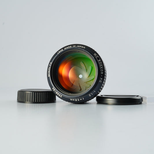 MINOLTA MC ROKKOR-PG 58mm F/1.2 Festbrennweitenobjektiv