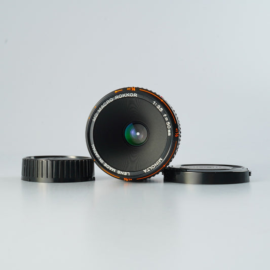 MINOLTA MD MACRO ROKKOR 50mm F/3.5 Festbrennweitenobjektiv