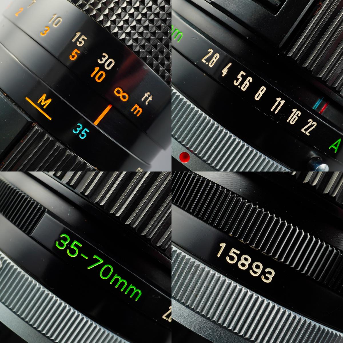 Canon FD 35-70mm F/2.8-3.5 SSC Zoomobjektiv