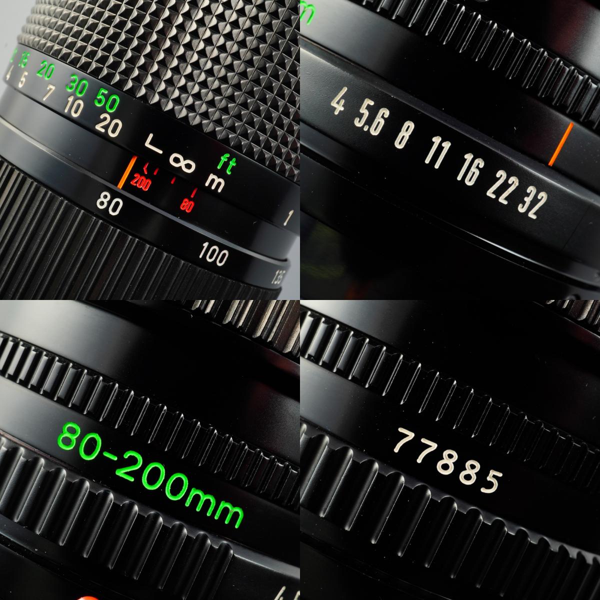 Canon New FD 80-200mm F/4 ズームレンズ