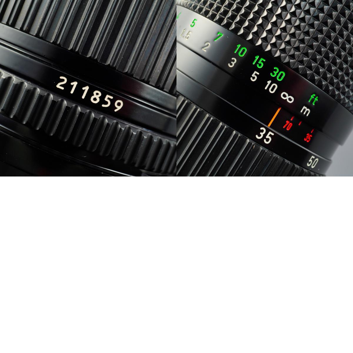 Canon FD 35-70mm F/4 Zoomobjektiv