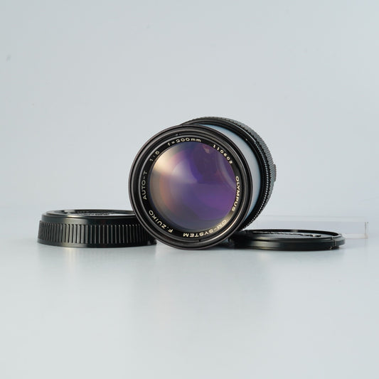 OLYMPUS OM-SYSTEM F.ZUIKO AUTO-T 200mm F/5 Einzelfokus-Objektiv