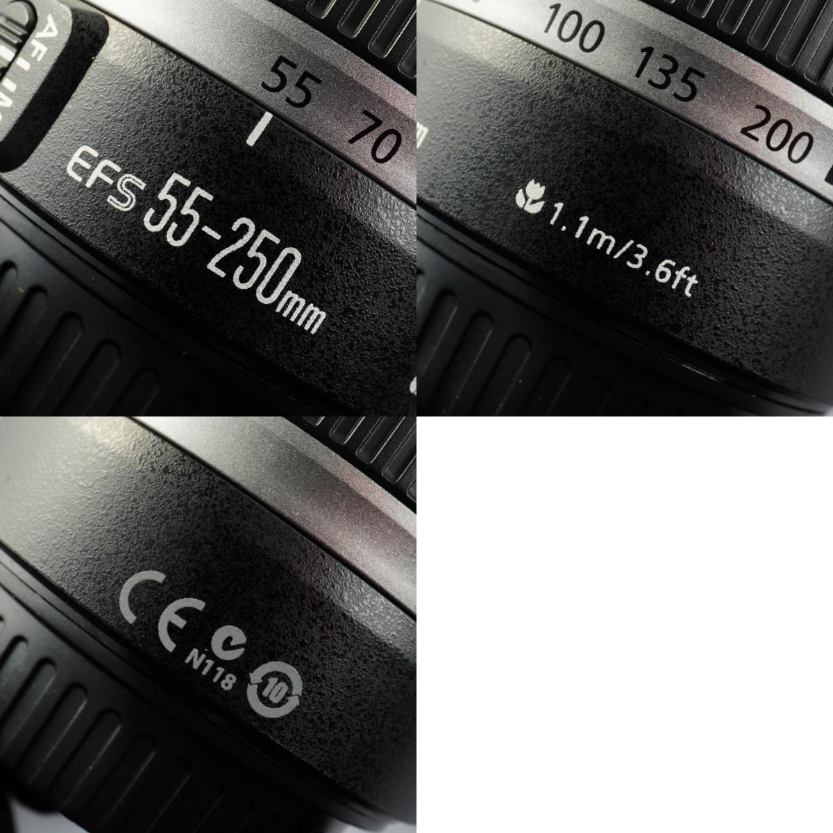 Canon EF-S 55-250mm F/4-5.6 IS ズームレンズ