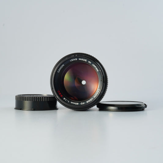 Canon FD 85mm f/1.8 SSC prime lens