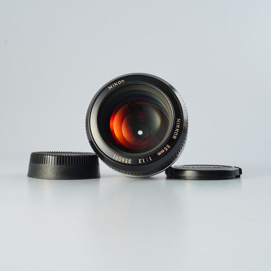 Nikon Nikkor 55mm F/1.2 prime lens