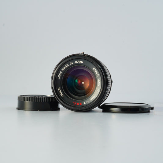 Canon FD 35mm F/2 Concave "O" prime lens