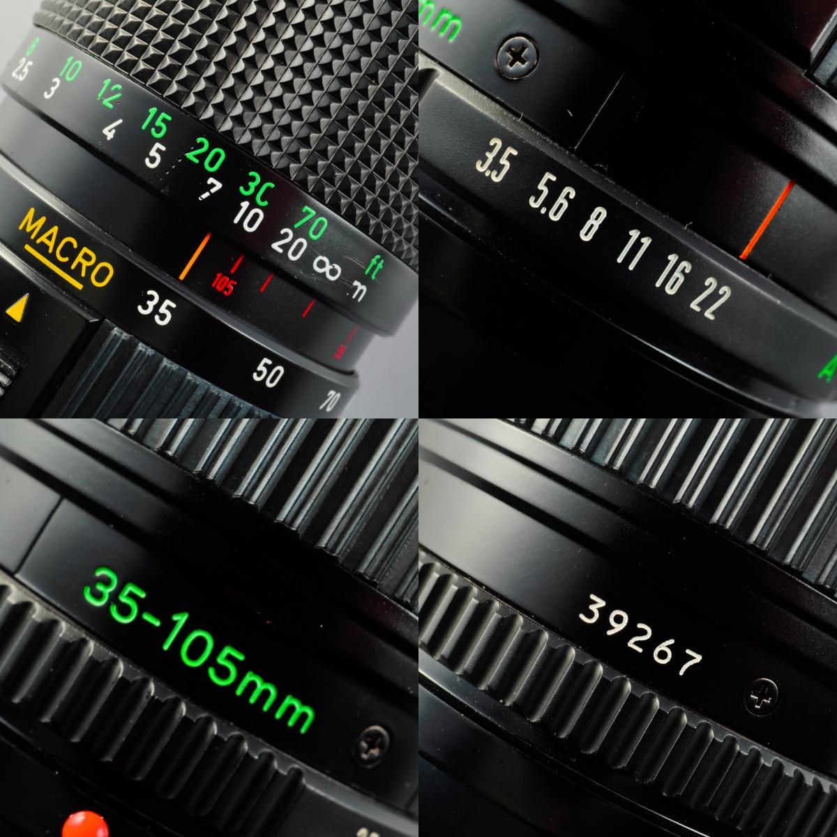 Canon New FD 35-105mm F/3.5 Zoomobjektiv