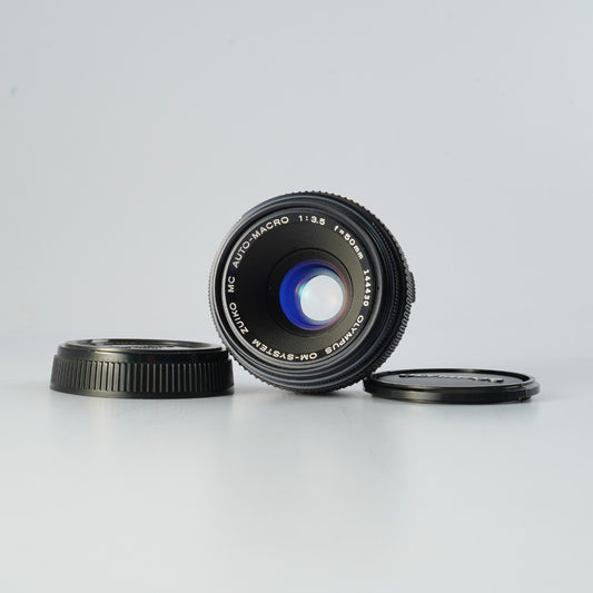OLYMPUS OM-SYSTEM ZUIKO AUTO-MACRO 50mm F/3.5 単焦点レンズ