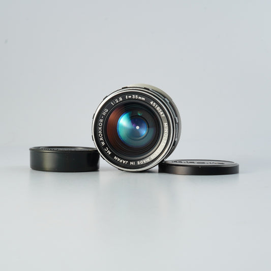 MINOLTA MC W.ROKKOR-HG 35mm F/2.8 単焦点レンズ