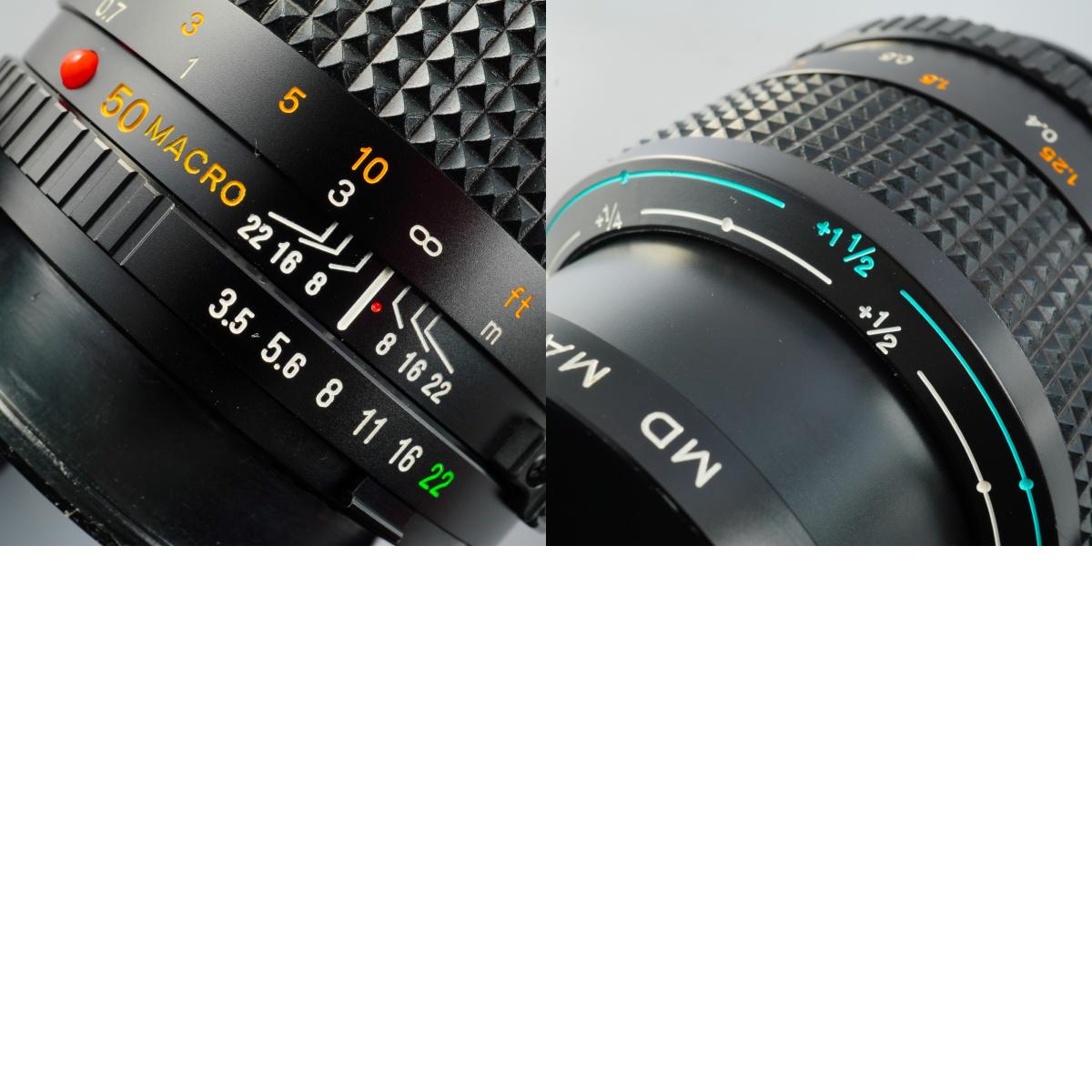 MINOLTA MD MACRO 50mm F/3.5 単焦点レンズ