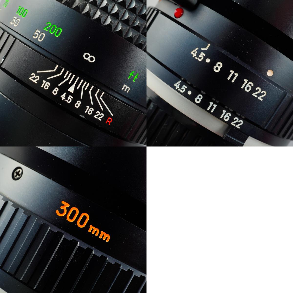 MINOLTA MC TELE ROKKOR 300mm F/4.5 単焦点レンズ