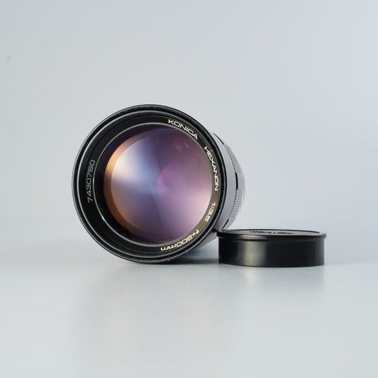 Konica Hexanon 200mm f/3.5 単焦点レンズ