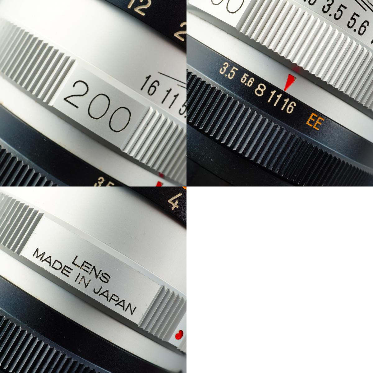 Konica Hexanon 200mm f/3.5 単焦点レンズ