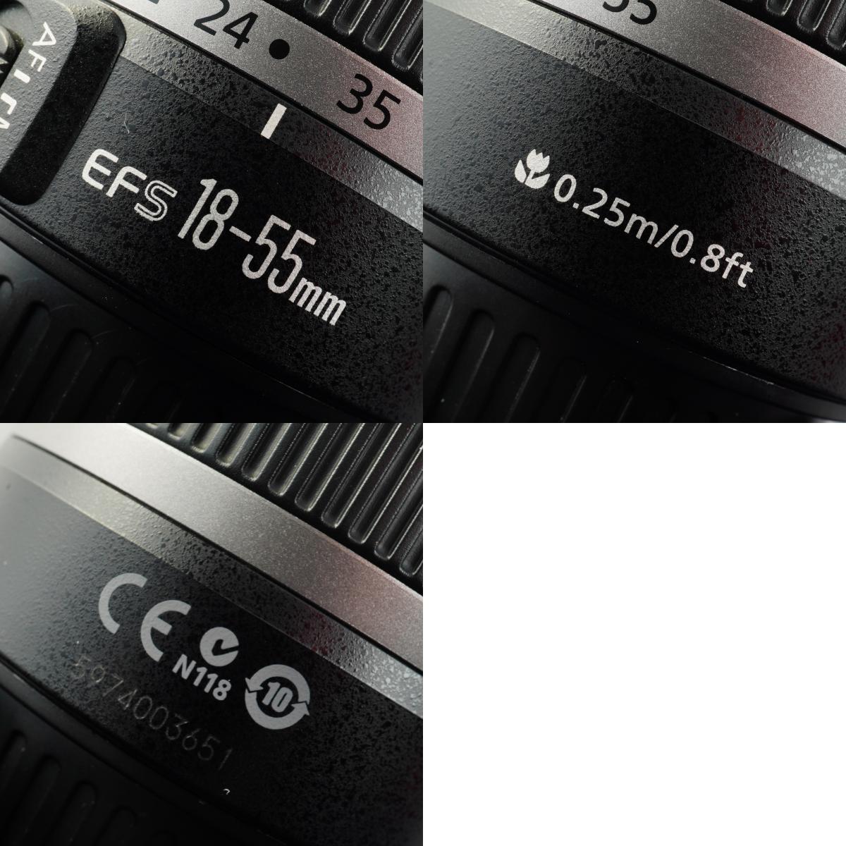 Canon EF-S 18-55mm f/3.5-5.6 IS ズームレンズ