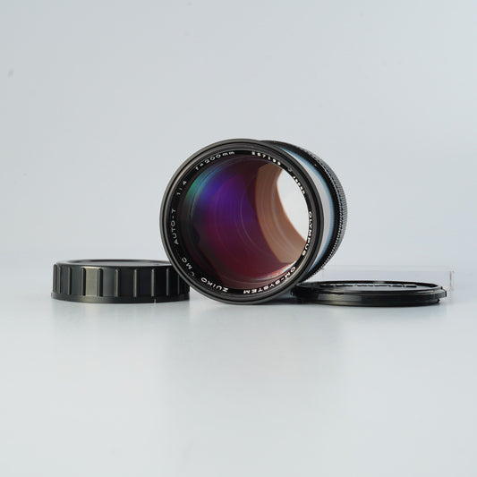 OLYMPUS OM-SYSTEM ZUIKO MC AUTO-T 200mm F/4 単焦点レンズ