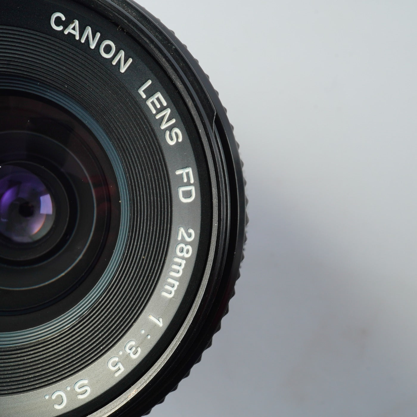 Canon FD 28mm F/3.5 S.C. "O" 単焦点レンズ