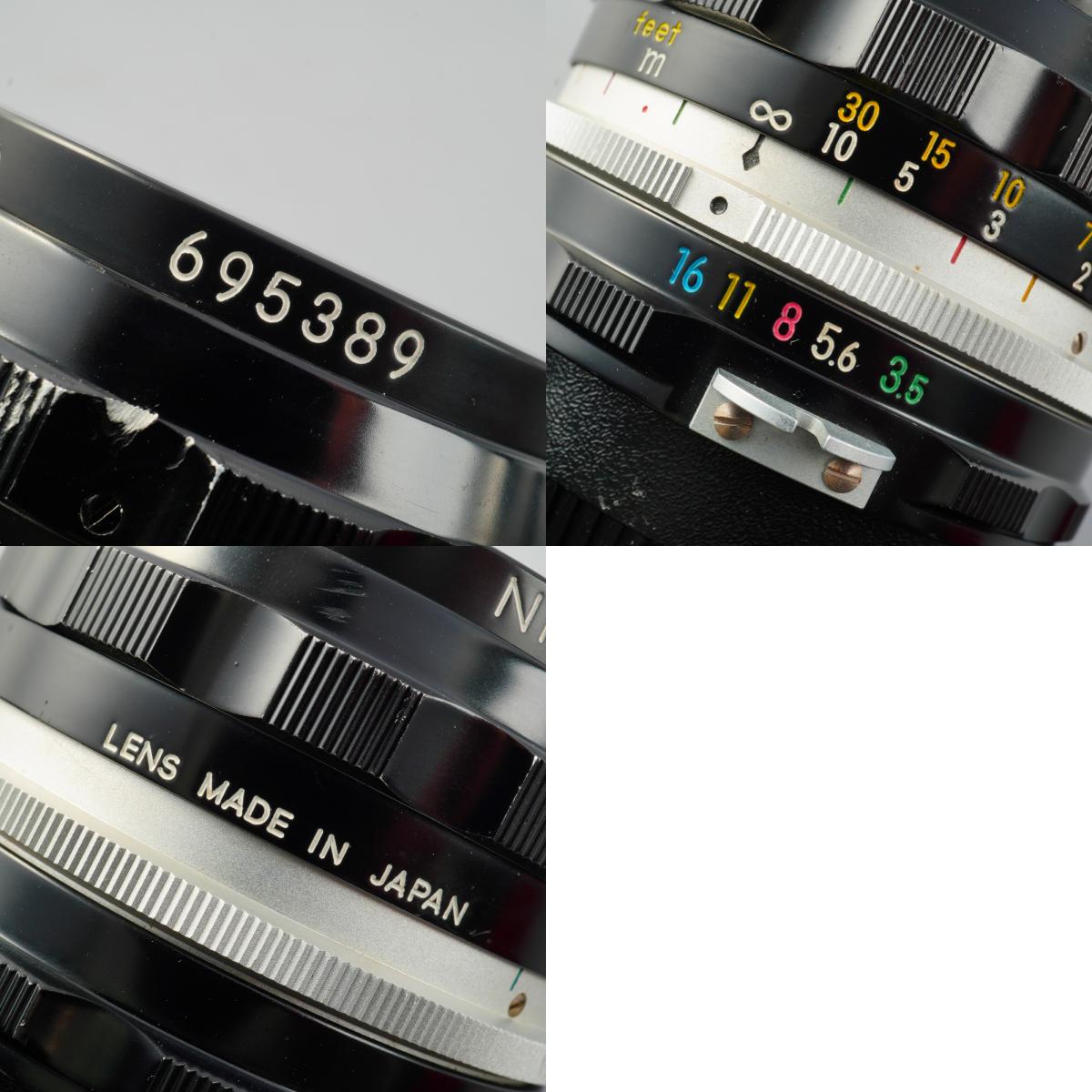 Nikon 非Ai NIKKOR-H Auto 28mm F/3.5 単焦点レンズ