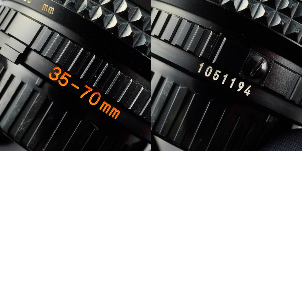 MINOLTA MD ZOOM ROKKOR 35-70mm F/3.5 ズームレンズ