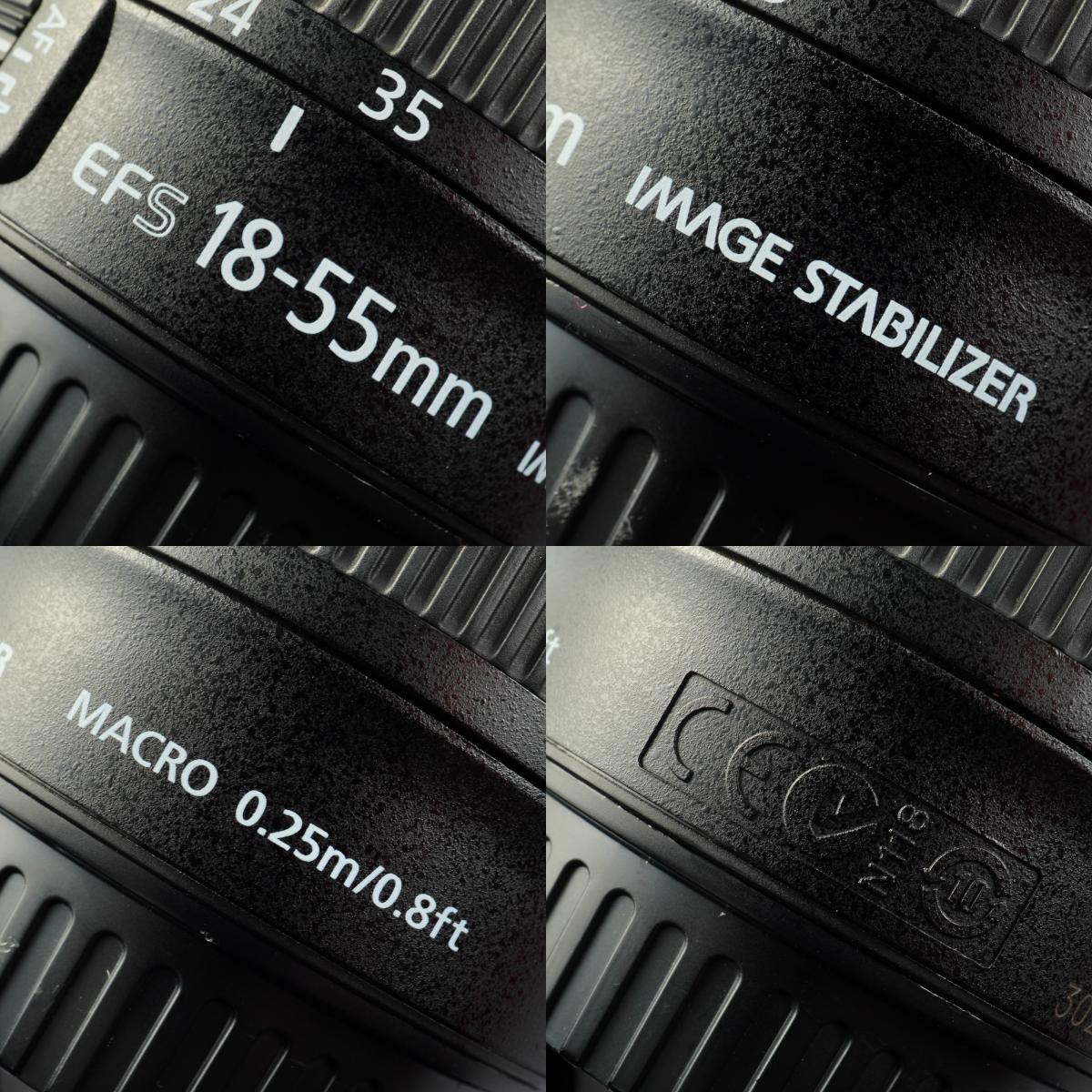 Canon EF-S 18-55mm F/3.5-5.6 IS STM ズームレンズ