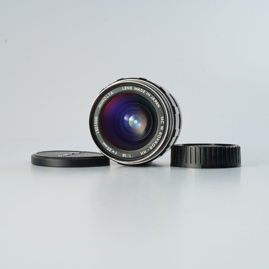 MINOLTA MC W.ROKKOR HH 35mm F/1.8 単焦点レンズ