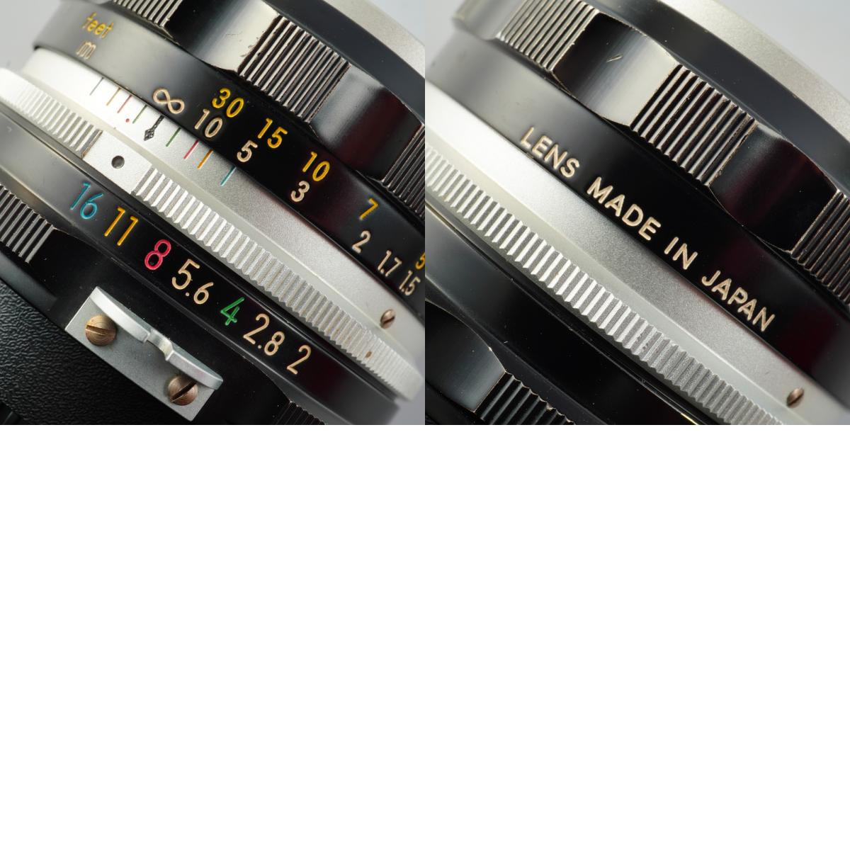 Nikon NIKKOR-H Auto 50mm F/2 非Ai 単焦点レンズ