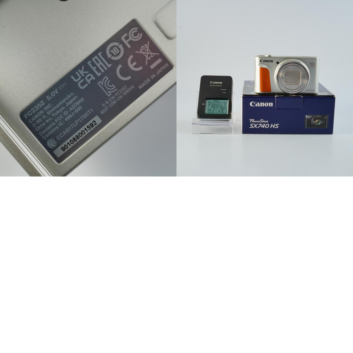 Canon PowerShot SX740 HS Silver コンパクトデジタルカメラ