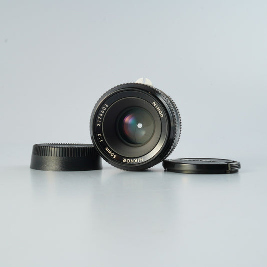 Nikon 非Ai NIKKOR 50mm F/2 単焦点レンズ
