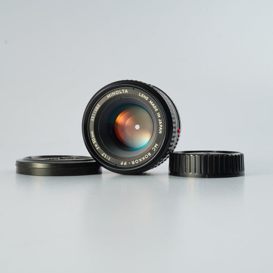 MINOLTA MC ROKKOR-PF 50mm F/1.7 単焦点レンズ