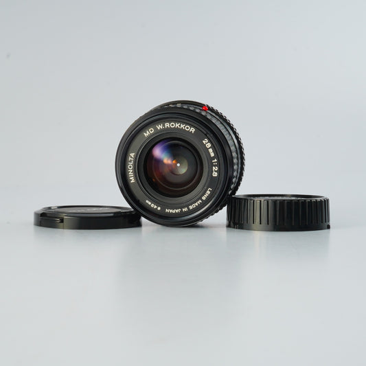 MINOLTA MD W.ROKKOR 28mm F/2.8 単焦点レンズ