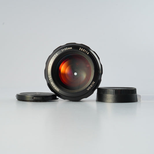 Nikon 非Ai Nikkor-S.C Auto 55mm F/1.2 単焦点レンズ