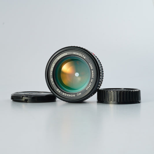 MINOLTA MC Rokkor-PG 50mm F/1.4 単焦点レンズ
