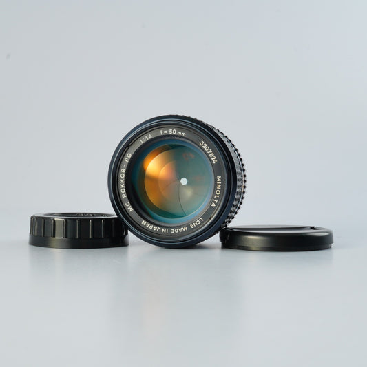 MINOLTA MC Rokkor-PG 50mm F/1.4 単焦点レンズ