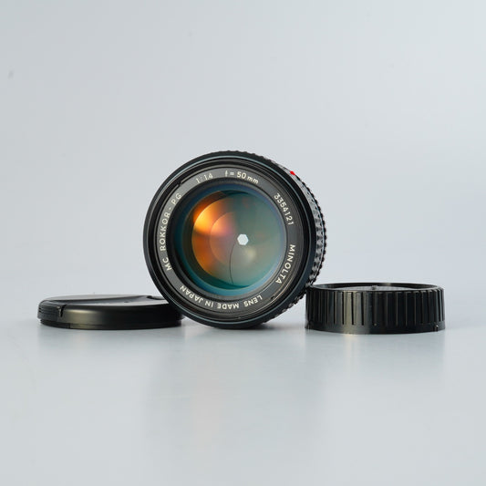 MINOLTA MC Rokkor-PG 50mm F/1.4 単焦点レンズ