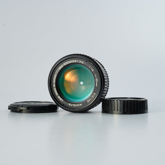 MINOLTA MC Rokkor-PG 50mm F/1.4 単焦点レンズ