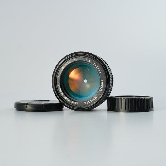 MINOLTA MC Rokkor-PG 50mm F/1.4 単焦点レンズ