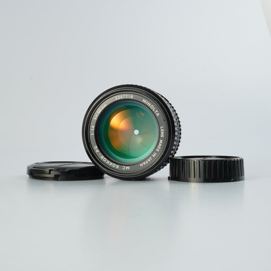 MINOLTA MC Rokkor-PG 50mm F/1.4 単焦点レンズ