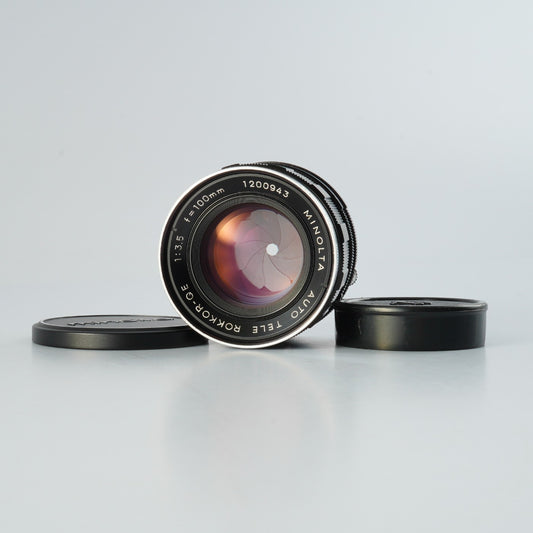 MINOLTA Auto Tele Rokkor-QE 100mm F/3.5 単焦点レンズ
