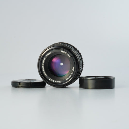 MINOLTA MD ROKKOR 50mm F/1.7 単焦点レンズ