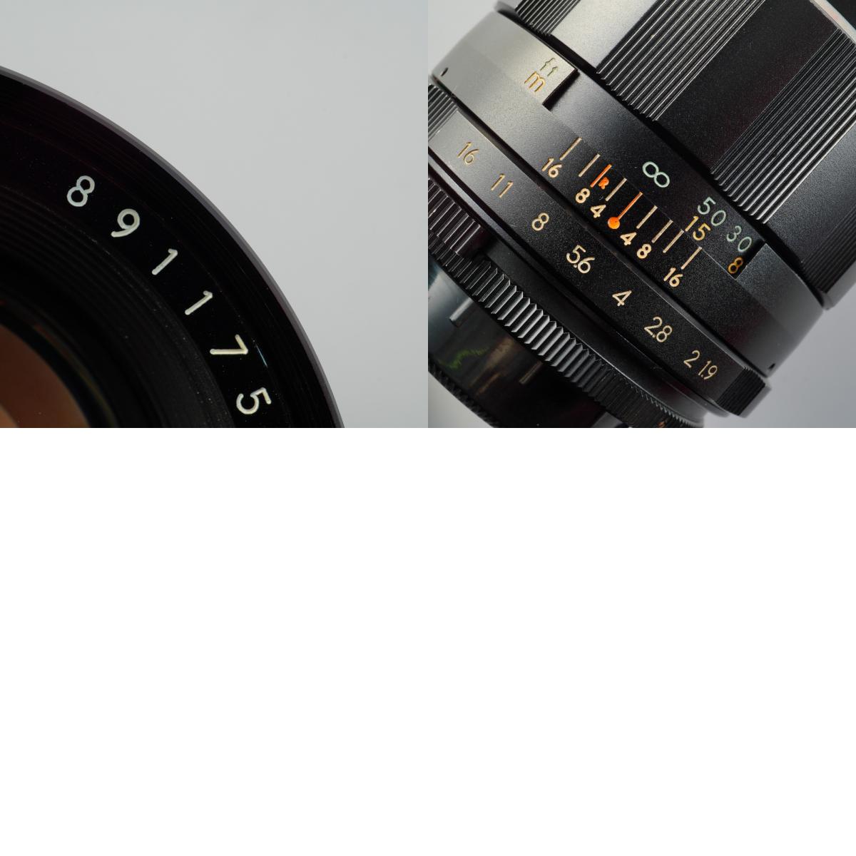 PENTAX Super Takumar 85mm F/1.9 (M42用) 単焦点レンズ