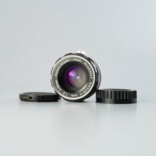Nikon NIKKOR-H Auto 50mm F/2 非Ai 単焦点レンズ