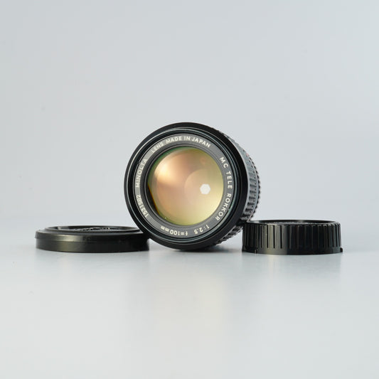 MINOLTA MC Tele Rokkor 100mm F/2.5 単焦点レンズ