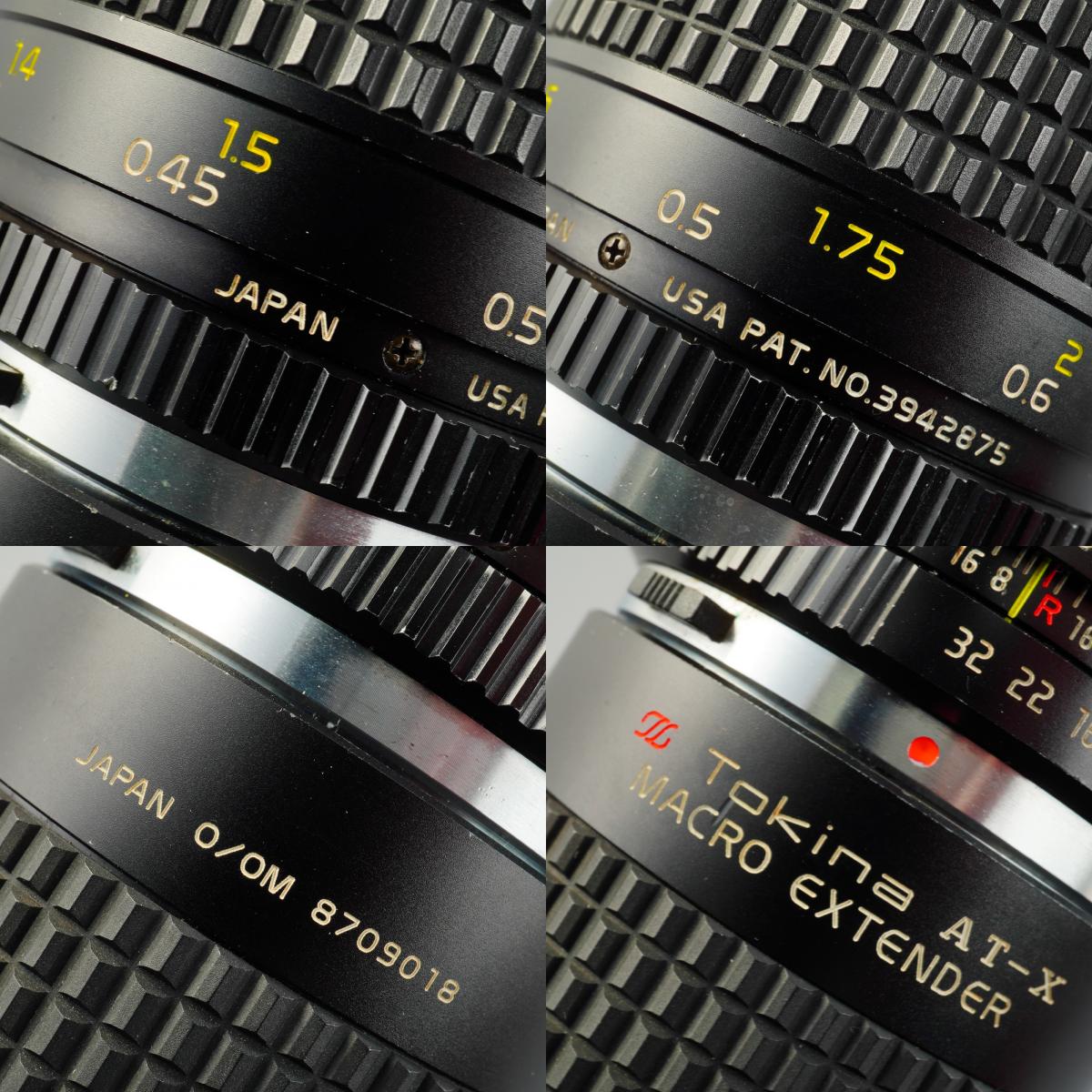 Tokina AT-X MACRO 90mm F/2.5 for Olympus OM + Extender (Olympus OM用) 単焦点レンズ