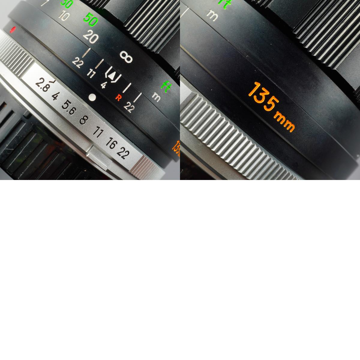 MINOLTA MC TELE ROKKOR PF 135mm F/2.8 単焦点レンズ