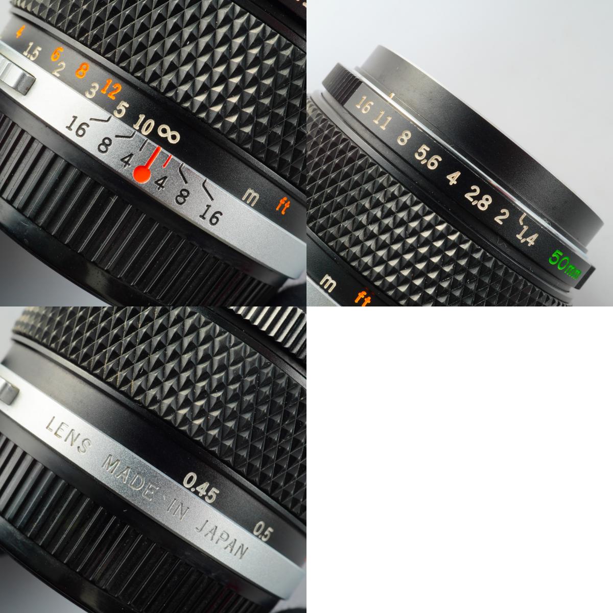 OLYMPUS OM-SYSTEM G.ZUIKO AUTO-S 50mm F/1.4 単焦点レンズ